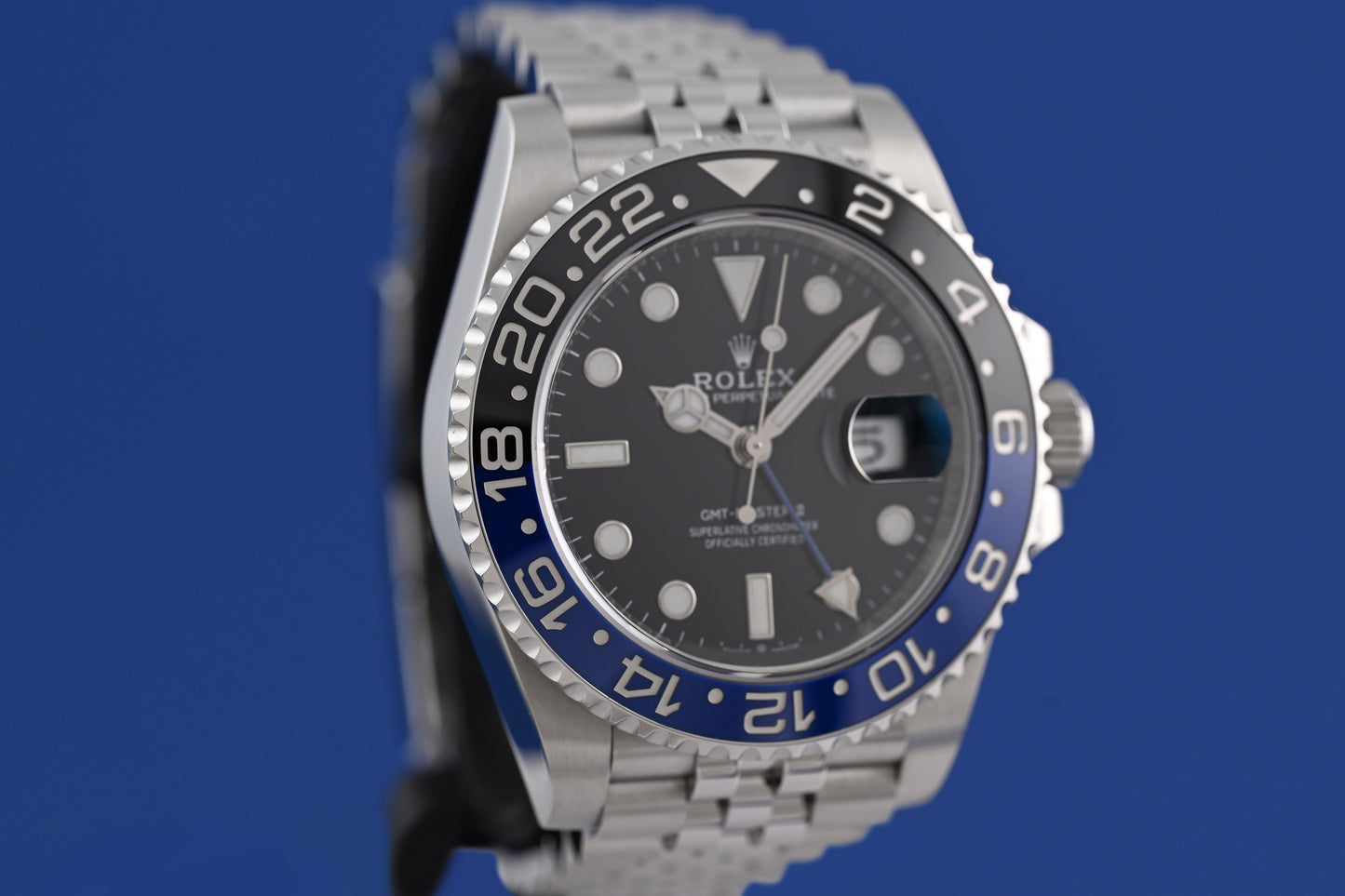 Rolex GMT Master II Batgirl 126710BLNR - Full Set