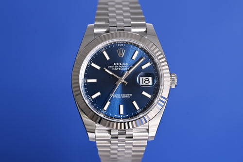 Rolex Datejust 41 - 126334 Blue Dial - Full Set - NEW