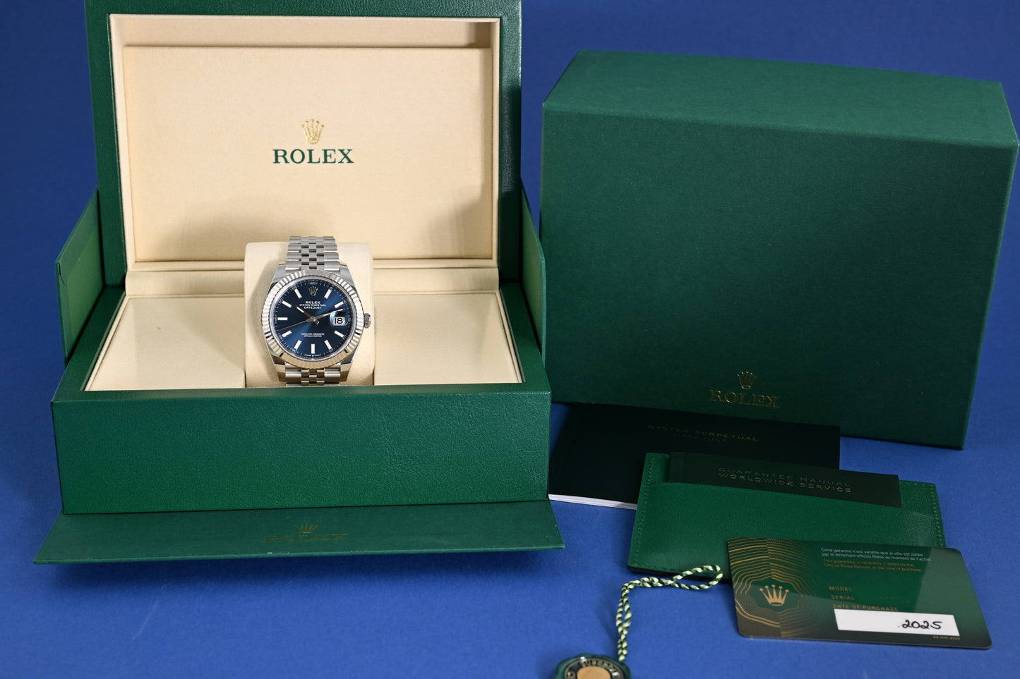 Rolex Datejust 41 - 126334 Blue Dial - Full Set - NEW