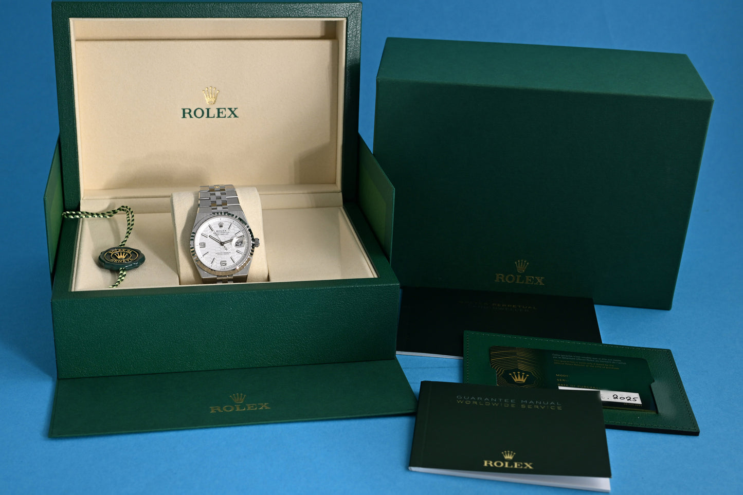 Rolex Land Dweller 36 mm - White Dial - Full Set - NEW
