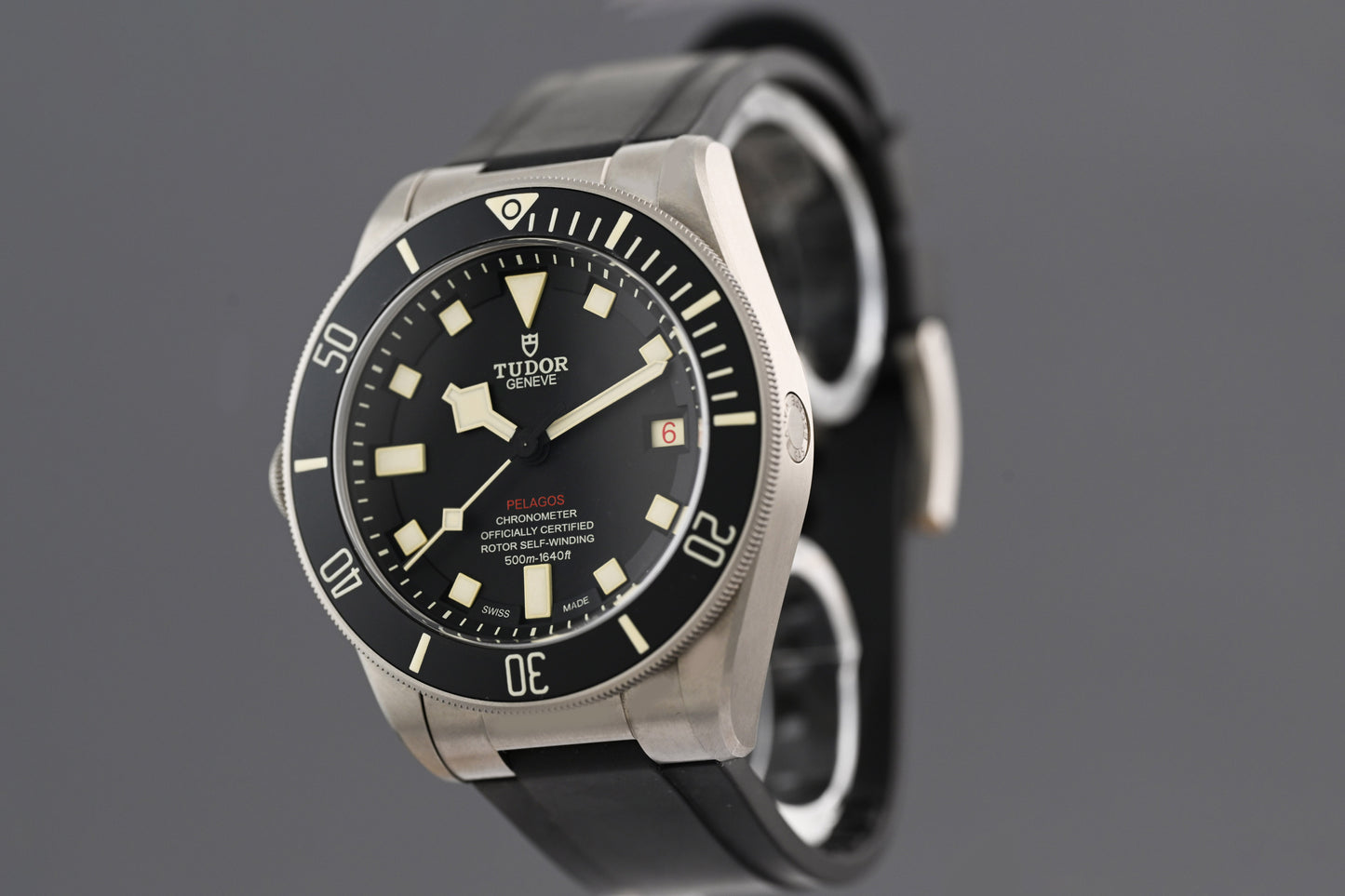 Tudor Pelagos - 25610TNL - Titanium Lefthand - Black Dial - Full Set