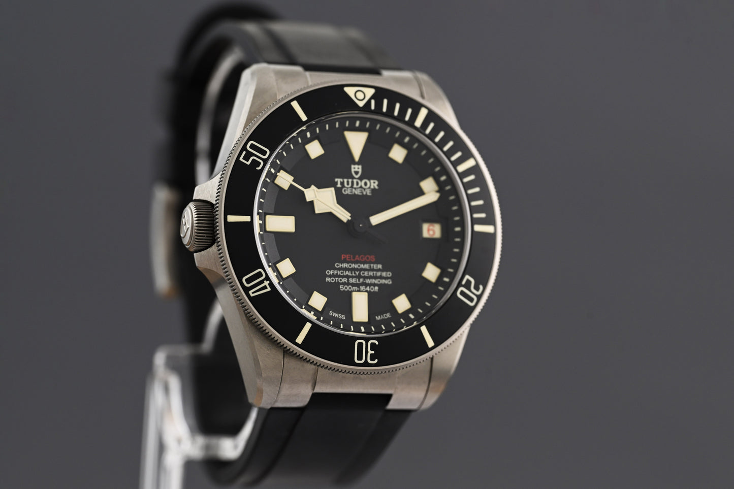 Tudor Pelagos - 25610TNL - Titanium Lefthand - Black Dial - Full Set