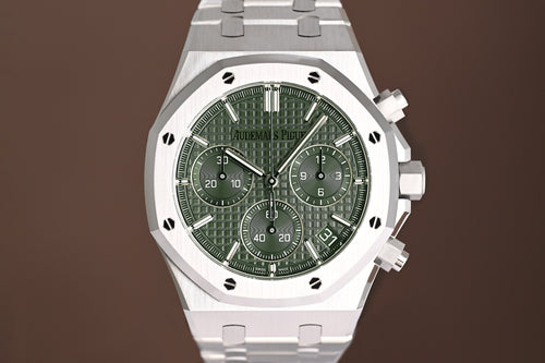 Audemars Piguet Royal Oak Chronograph 41mm - Full Set - Green Dial - NEW