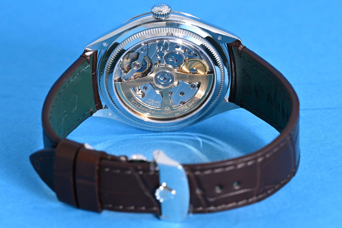 Rolex 1908 - Ice Blue Dial - Platinum - Full Set - NEW 2026