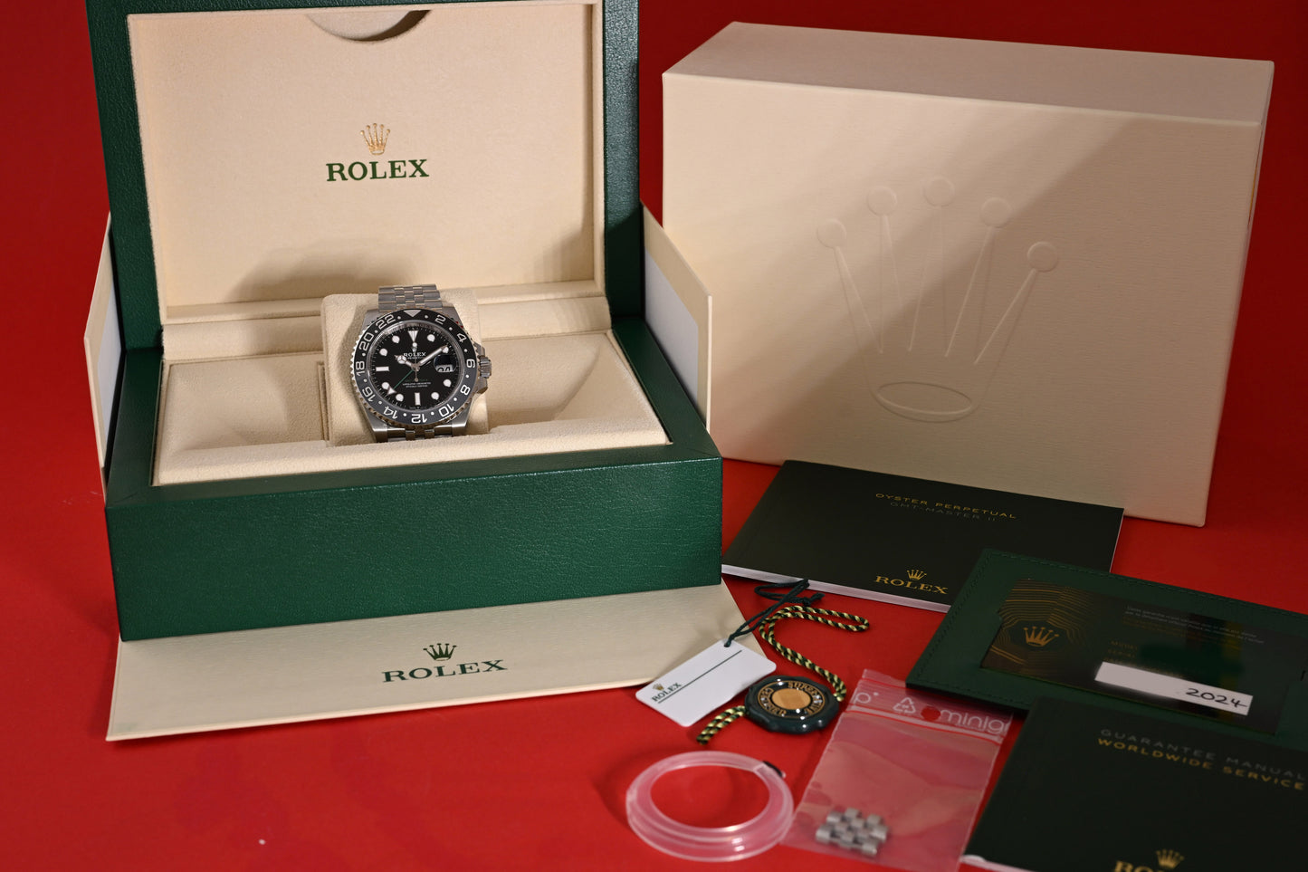 Rolex GMT Master II - 126710GRNR "Bruce Wayne" - Full Set - NEW
