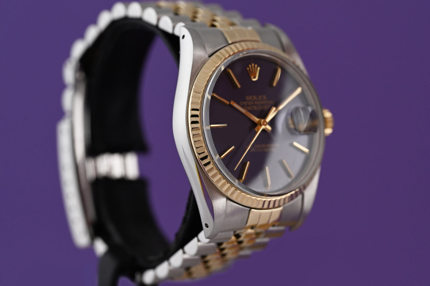 Rolex Oyster Perpetual Datejust 16013 - Purple Dial