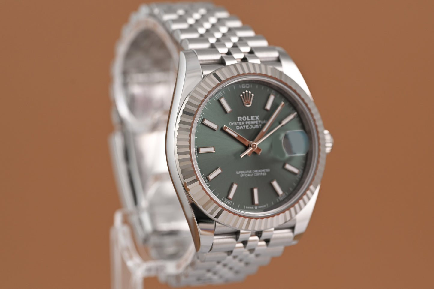 Rolex Datejust 41 - 126334 - Green Dial - Full Set - Like New 2025