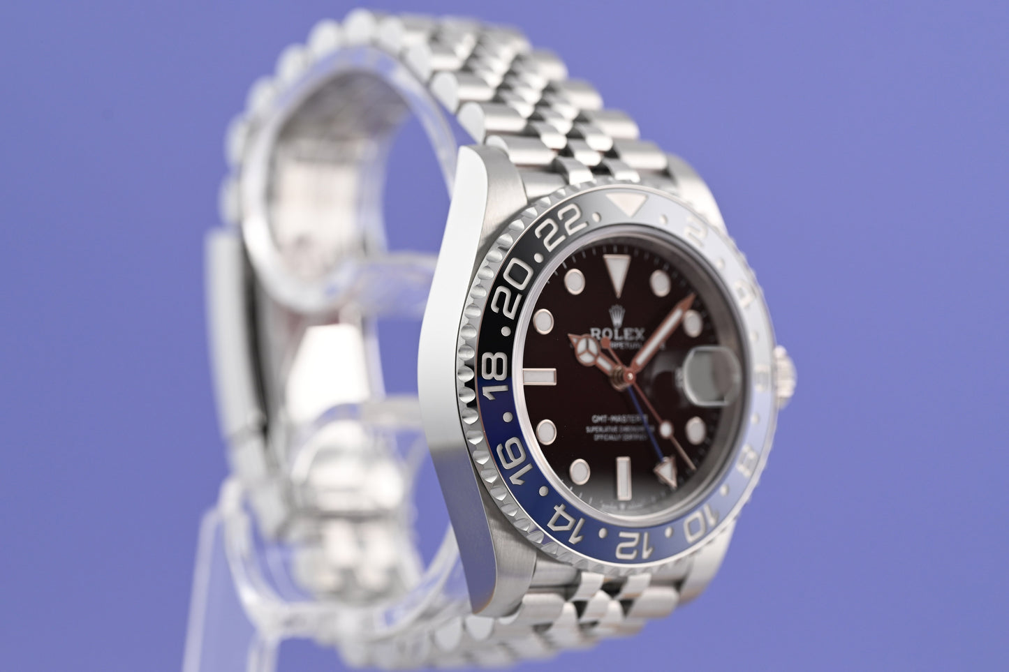 Rolex GMT Master II Batgirl 126710BLNR - Full Set
