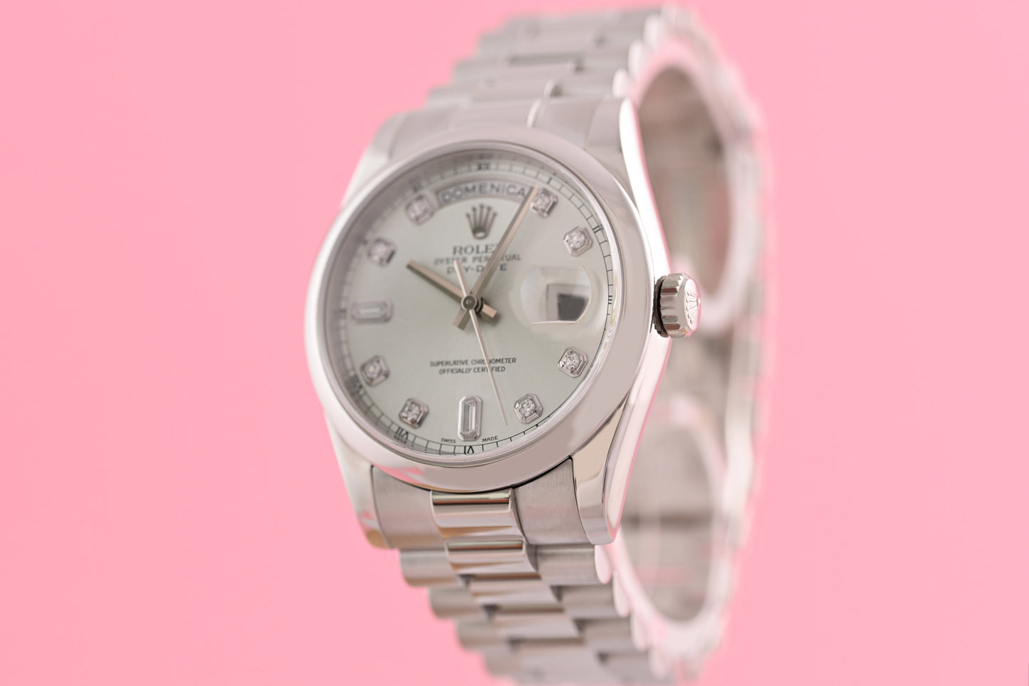 Rolex Day Date Platin 118206 - Full Set