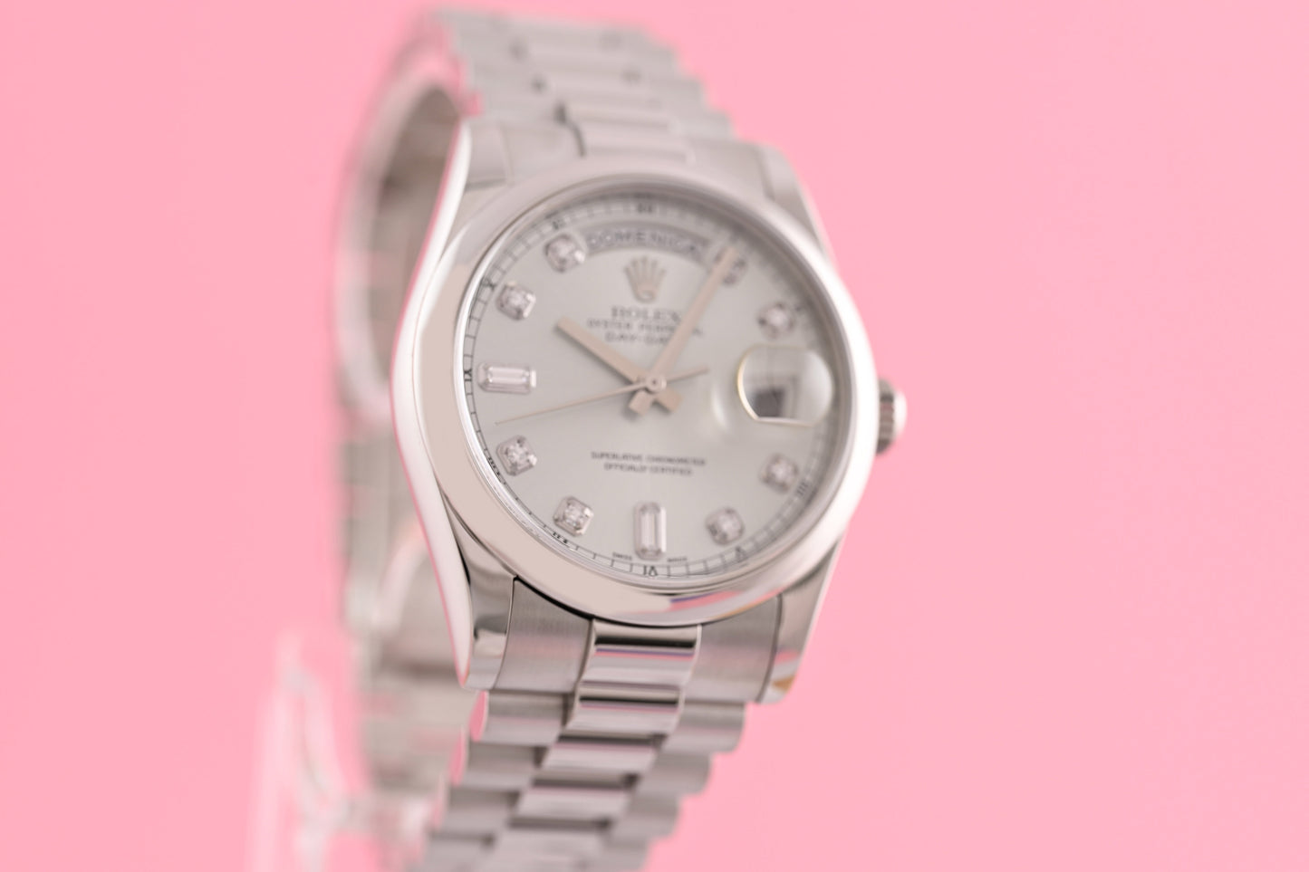 Rolex Day Date Platin 118206 - Full Set