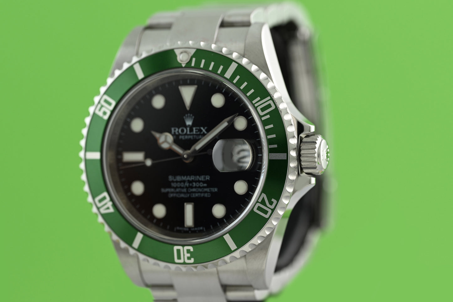 Rolex Submariner 16610LV - Full Set - Kermit