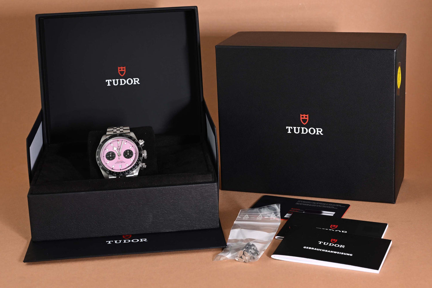 Tudor Black Bay Chronograph 79360N - Pink Dial "Inter Miami" - Full Set
