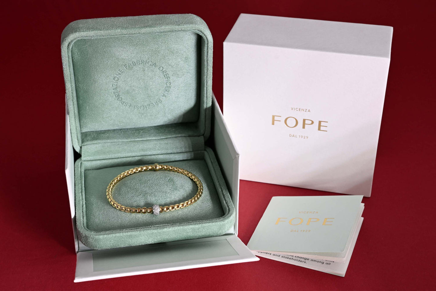 FOPE - Flex’it Armband EKA mit Pavébesatz - Full Set - Größe M