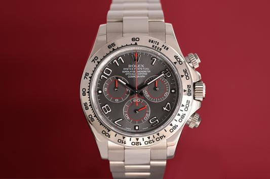 Rolex Daytona Weißgold 116509 - Racing Dial - Full Set