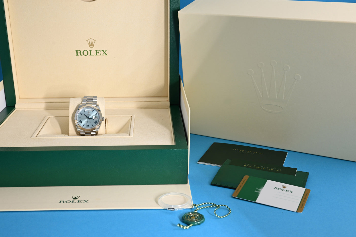Rolex Day Date 40 Platin 228206 - Full Set - LC100