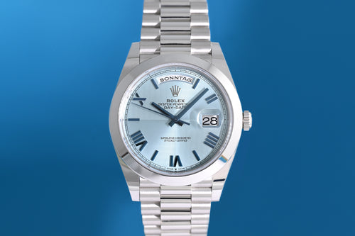 Rolex Day Date 40 Platin 228206 - Full Set - LC100