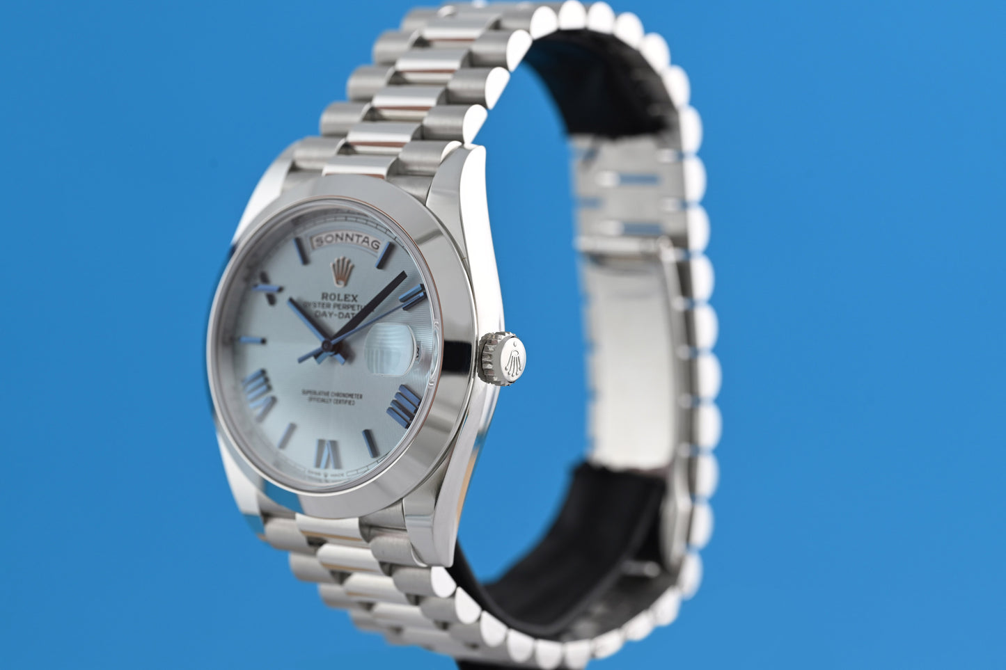 Rolex Day Date 40 Platin 228206 - Full Set - LC100