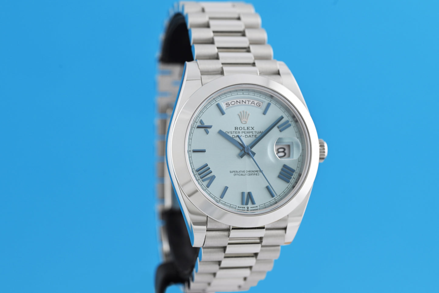 Rolex Day Date 40 Platin 228206 - Full Set - LC100