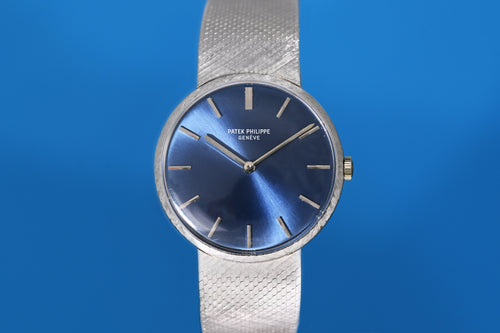 Patek Philippe Calatrava 3468/5 - Blue Dial - Box & Papers