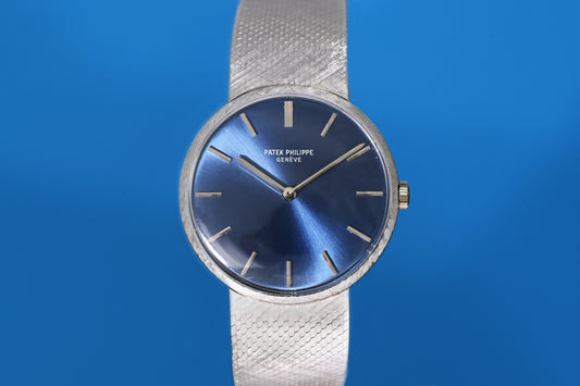 Patek Philippe Calatrava 3468/5 - Blue Dial - Box & Papers