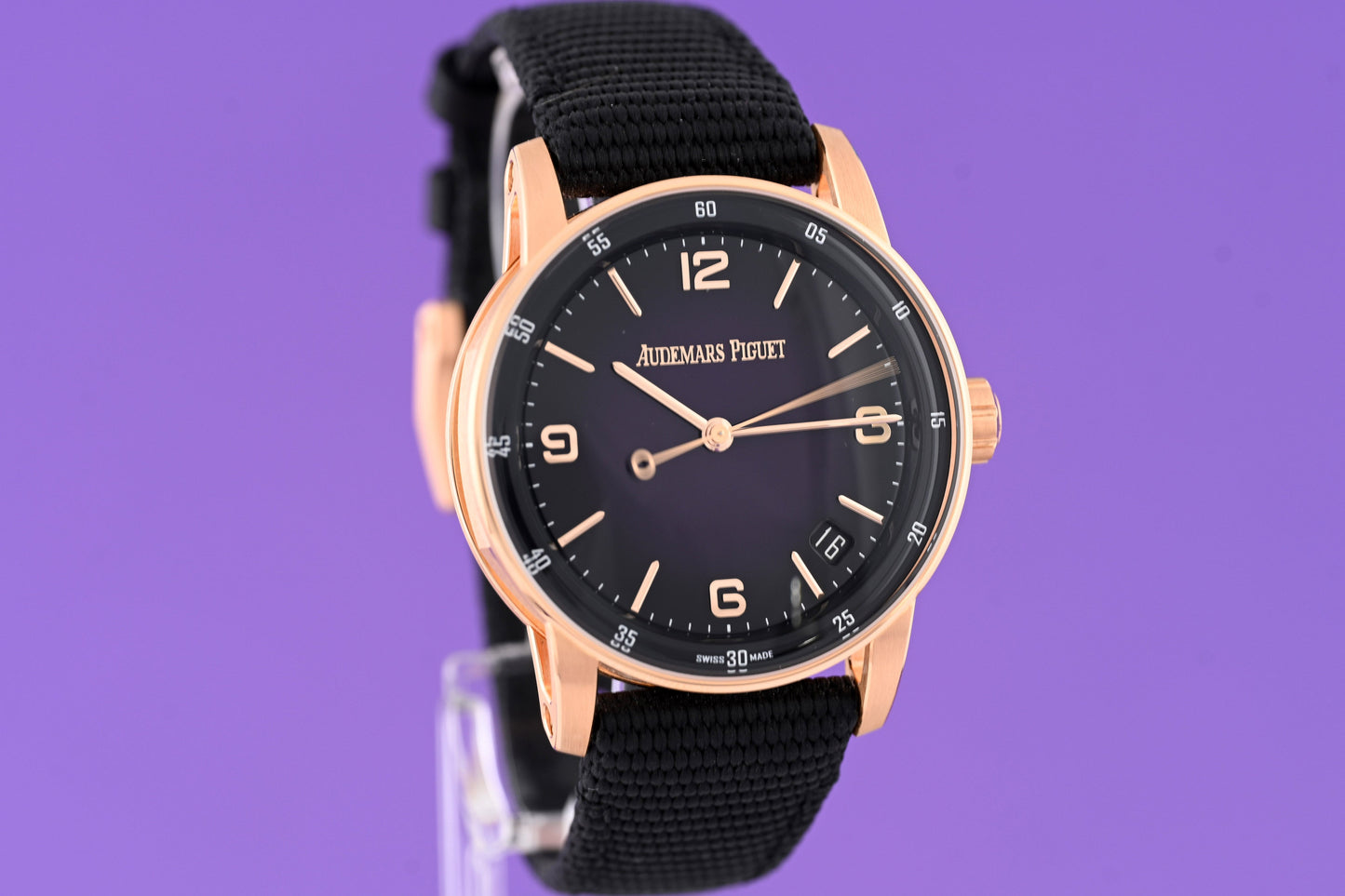Audemars Piguet Code 11.59 Purple 18k Roségold - Full Set