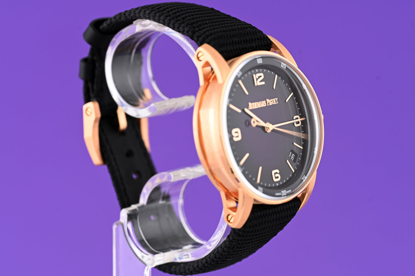 Audemars Piguet Code 11.59 Purple 18k Roségold - Full Set