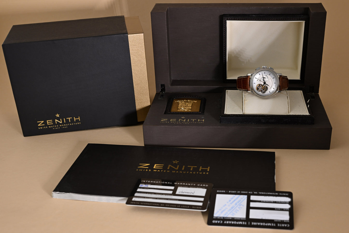 Zenith El Primero Chronomaster Open - Full Set