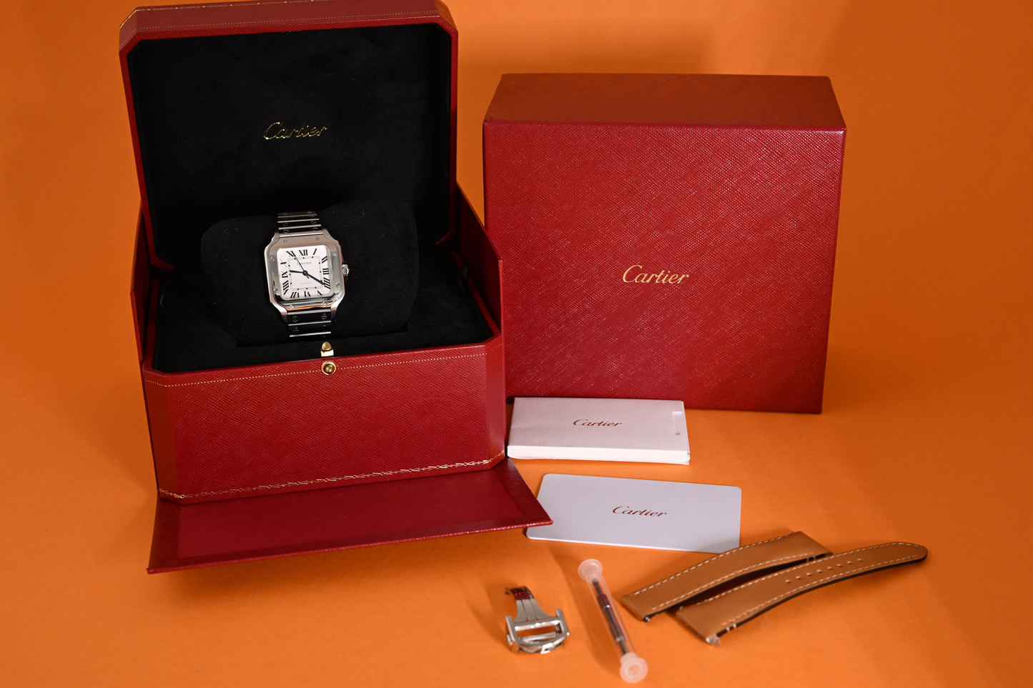 Cartier Santos Medium - Full Set