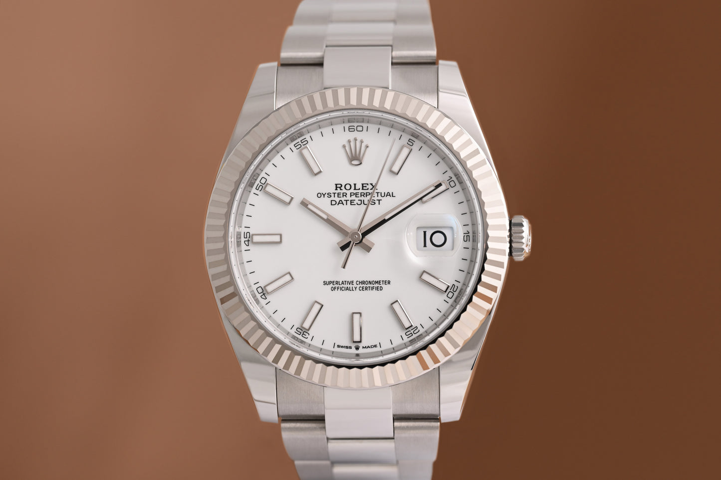 Rolex Datejust 41 - 126334 - White Dial - Full Set - 2025