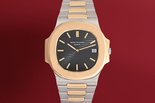 Patek Philippe Nautilus Jumbo 3700 Stahl/Gold - inkl. original Papiere