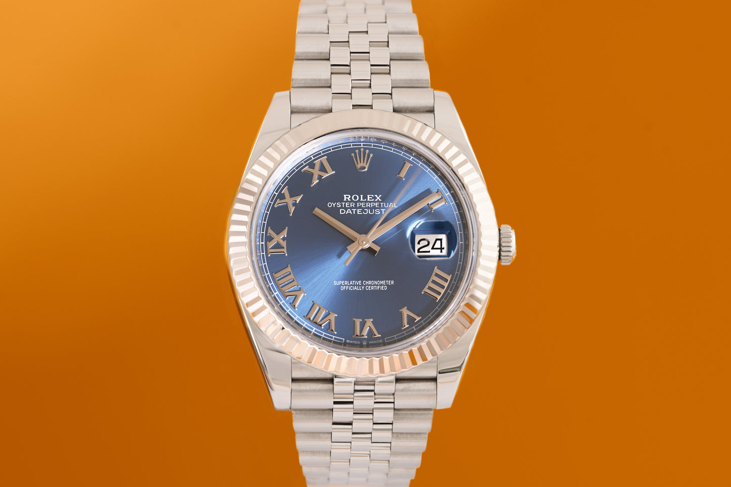 Rolex Datejust 41 - 126334 Blue Dial - Full Set - LC 100
