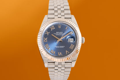 Rolex Datejust 41 - 126334 Blue Dial - Full Set - LC 100