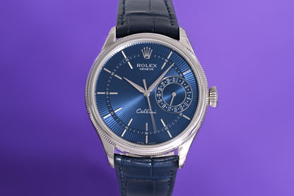 Rolex Cellini Date - Ref. 50519 - Full Set - NEW - Blue Dial