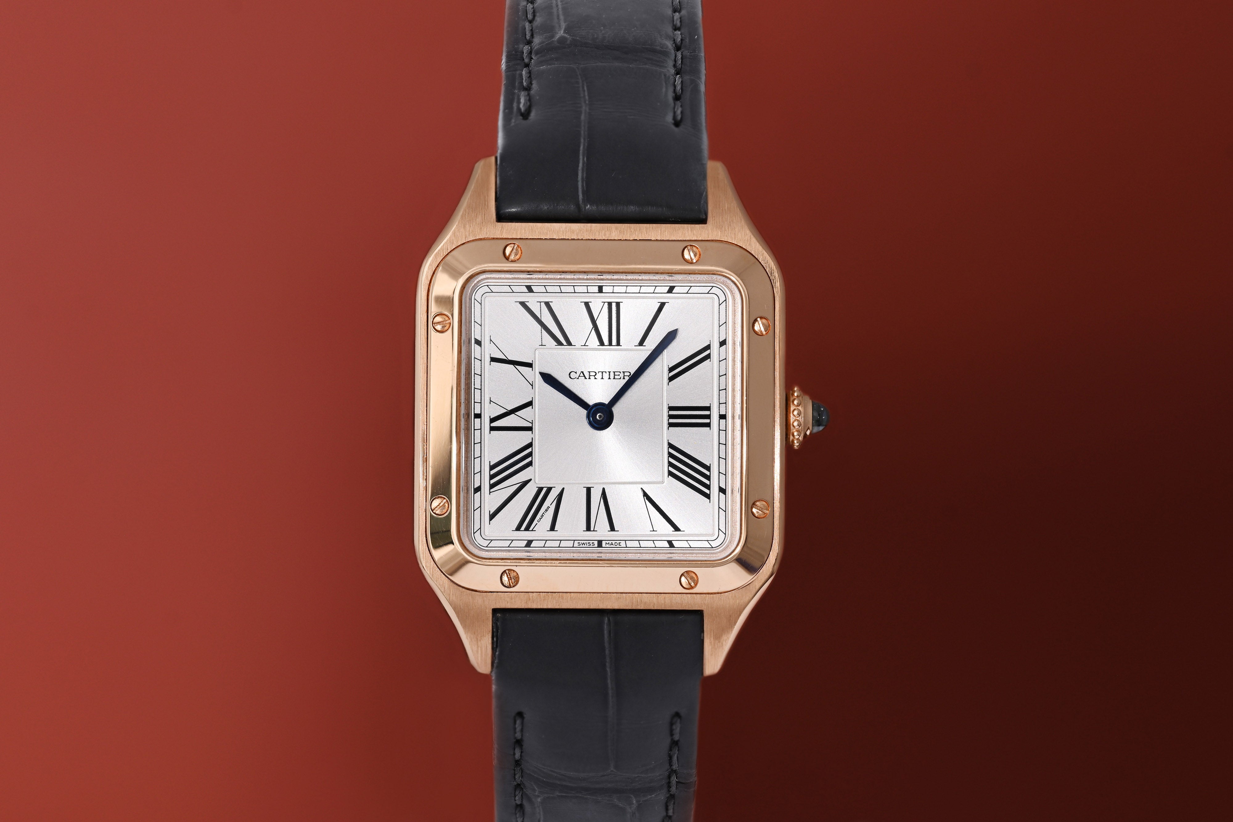 Cartier santos dumont outlet rose gold