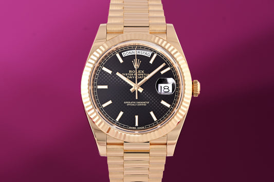 Rolex Day Date 40 Yellow Gold 228238 - Full Set - LC 100