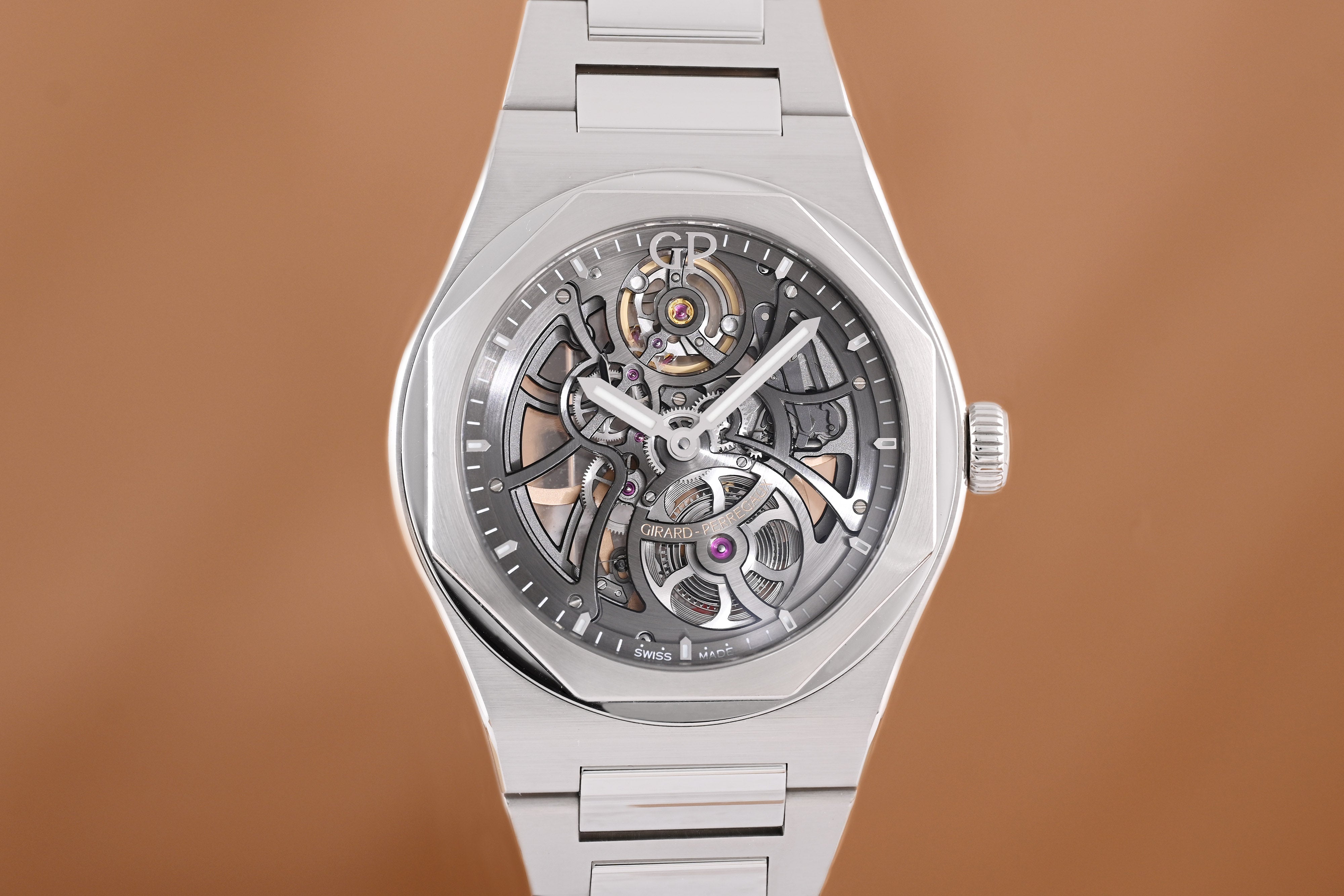 Girard Perregaux Laureato Skeleton Steel Full Set rothfuss uhren