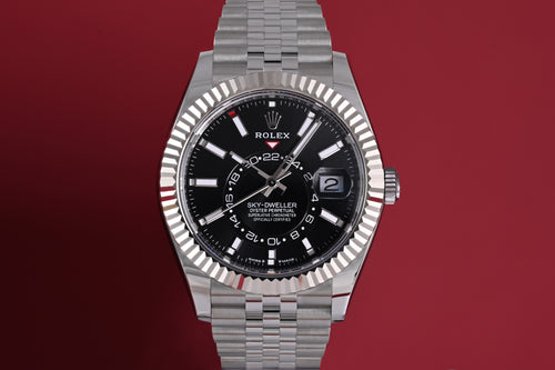 Rolex Sky-Dweller 326934 - Full Set - Black Dial