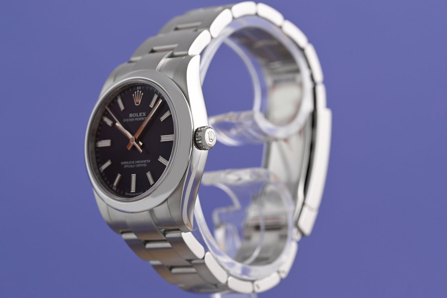 Rolex Oyster Perpetual 34 mm 124200 - Full Set - Blue Dial