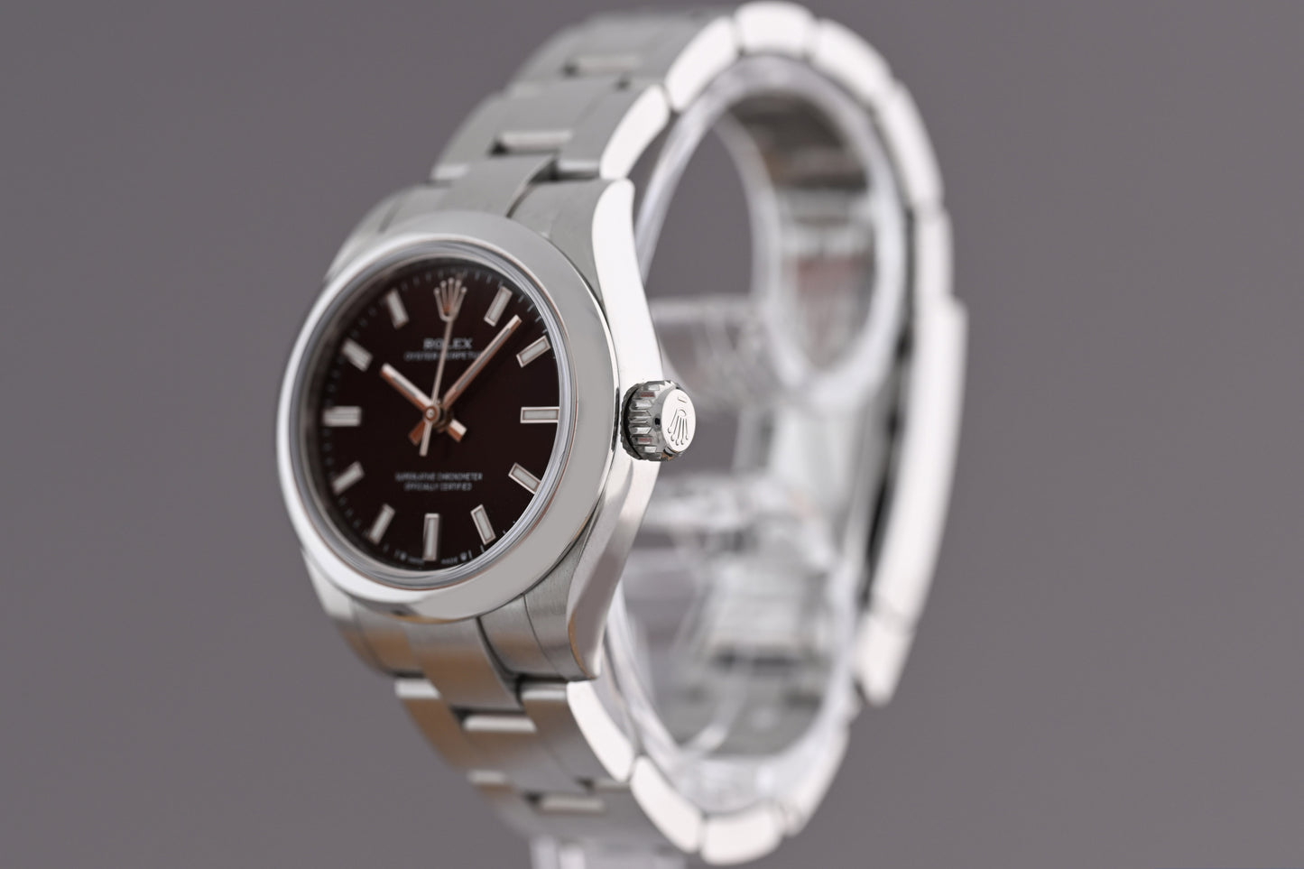 Rolex Lady Oyster Perpetual 28mm - Full Set - Black Dial