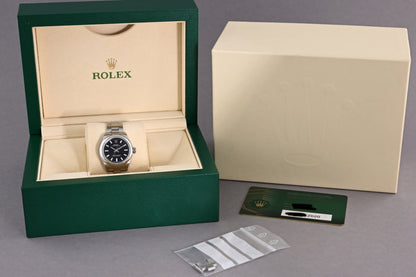 Rolex Lady Oyster Perpetual 28mm - Full Set - Black Dial