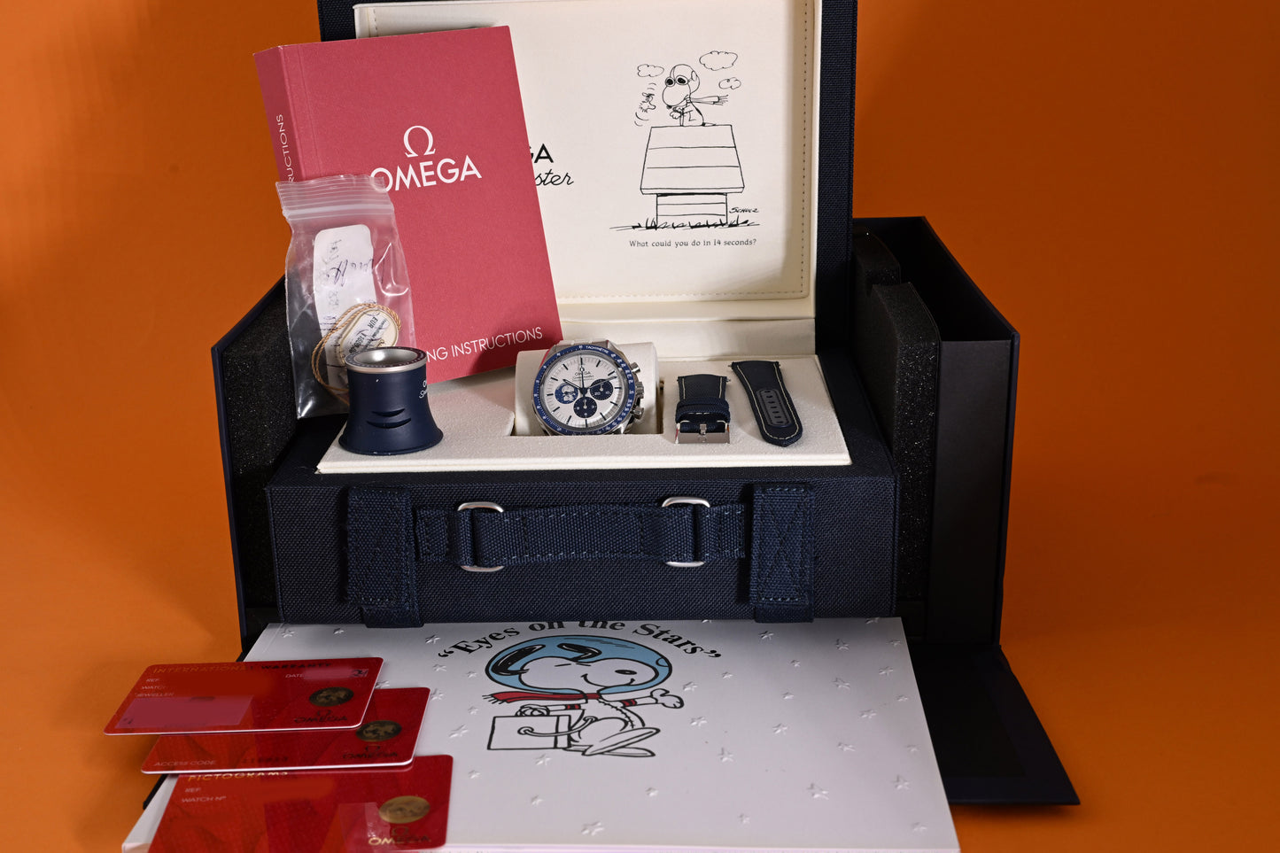 Omega Speedmaster 'Silver Snoopy Award' 50th Anniversary - Full Set