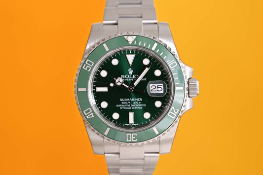 Rolex Submariner 116610LV - Full Set - Hulk - NEW + Stickers - LC100