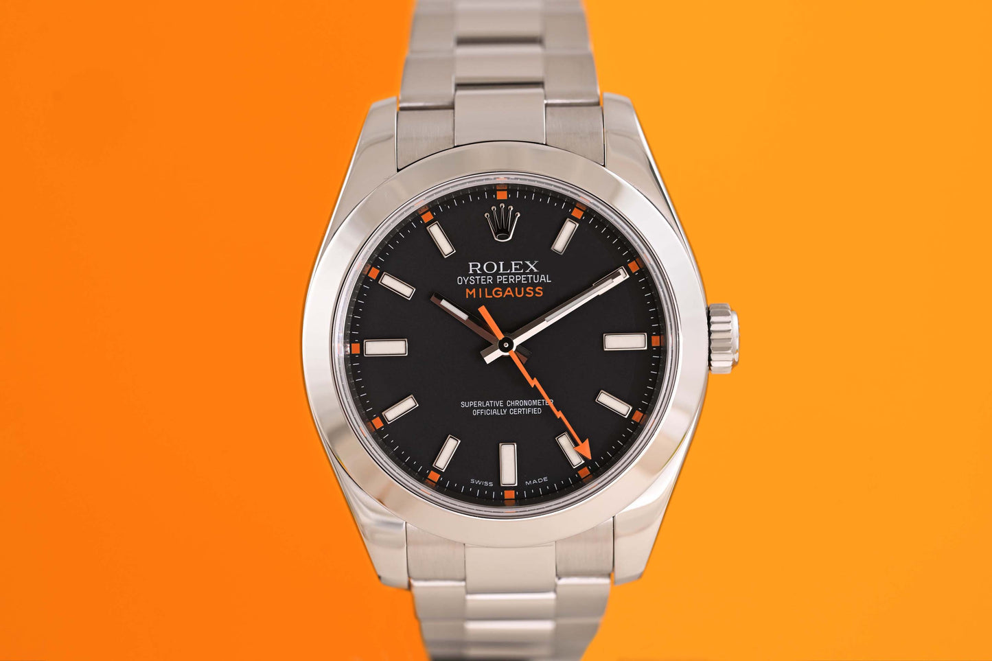 Rolex Milgauss 116400 - Black Dial - Watch Only