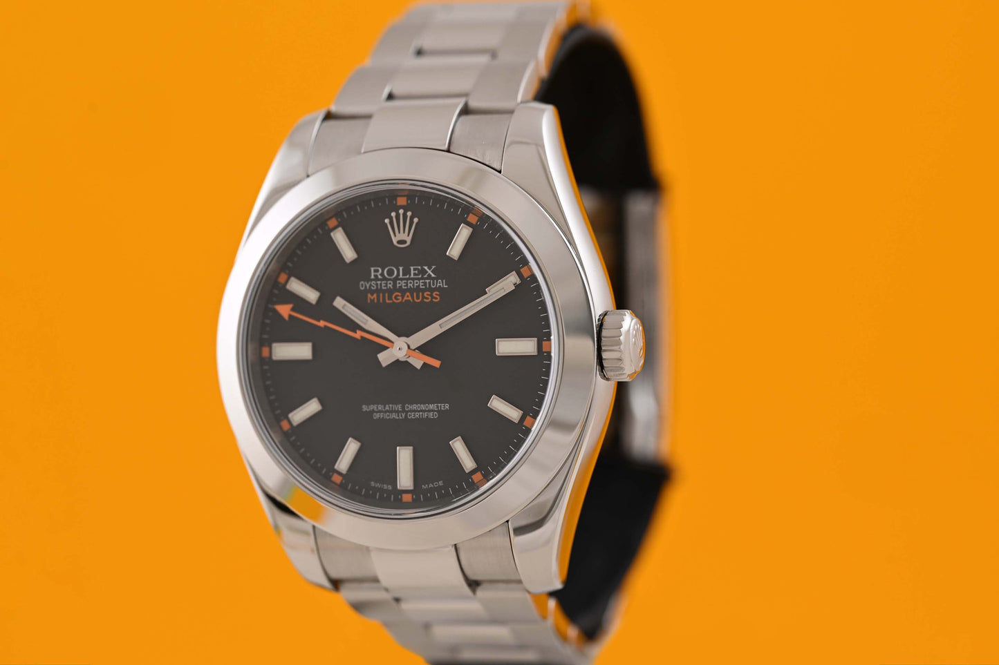 Rolex Milgauss 116400 - Black Dial - Watch Only