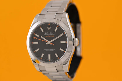 Rolex Milgauss 116400 - Black Dial - Watch Only