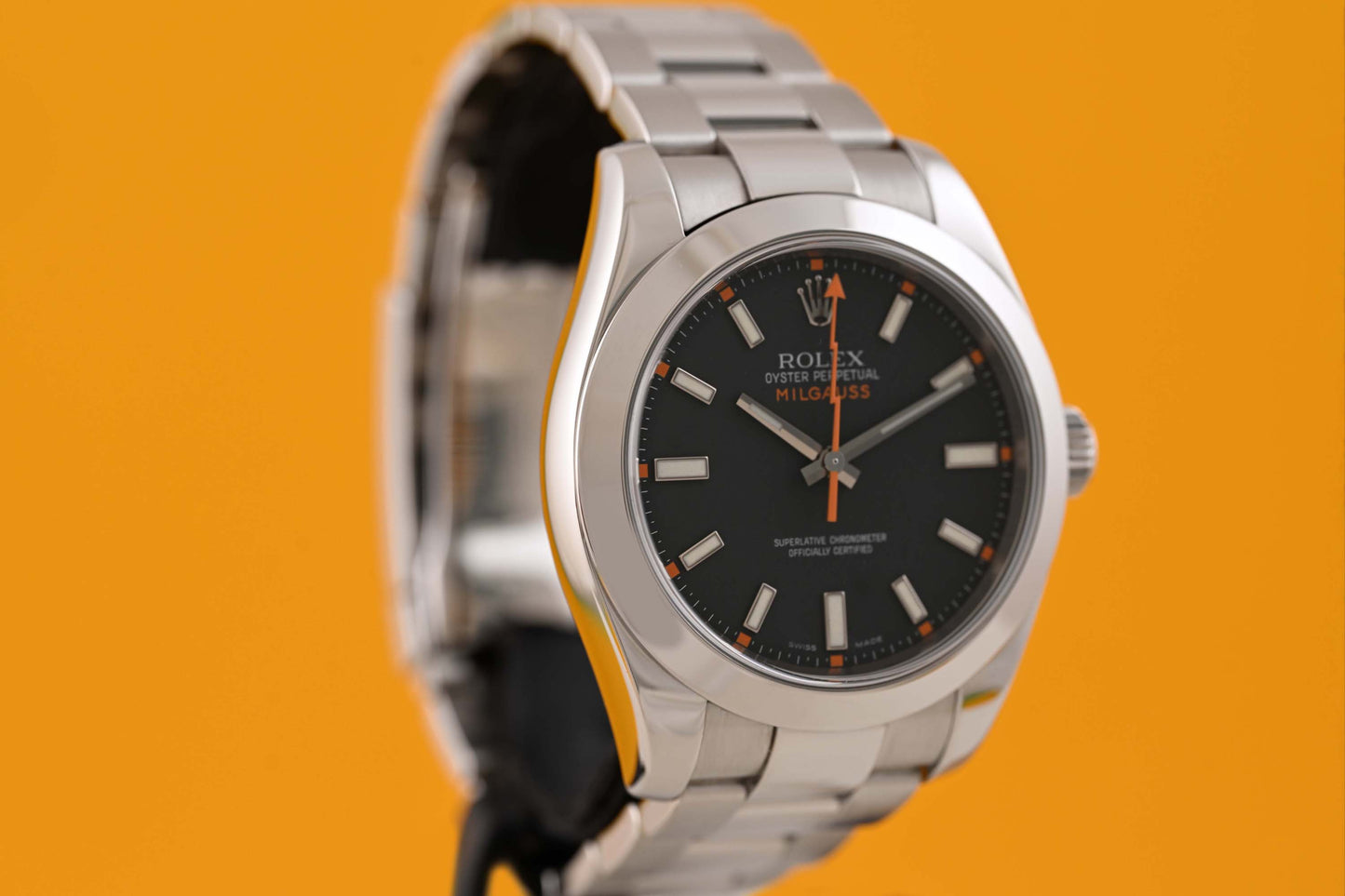 Rolex Milgauss 116400 - Black Dial - Watch Only