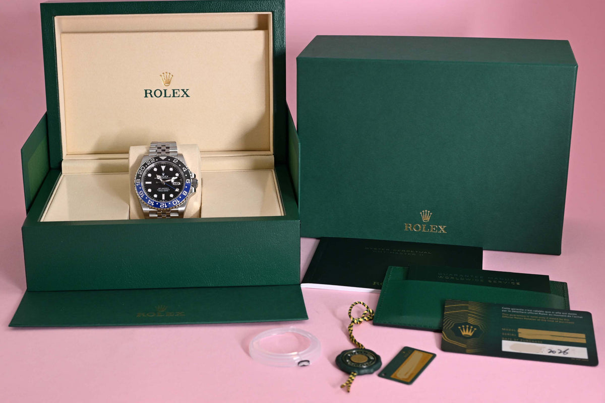 Rolex GMT Master II Batgirl 126710BLNR - Full Set - NEW 2026 - Stickers