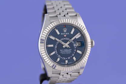 Rolex Sky-Dweller 336934 - Full Set - Blue Dial - Like New