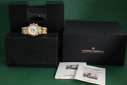 Vacheron Constantin Overseas Chronograph - 18k Yellow Gold - Full Set