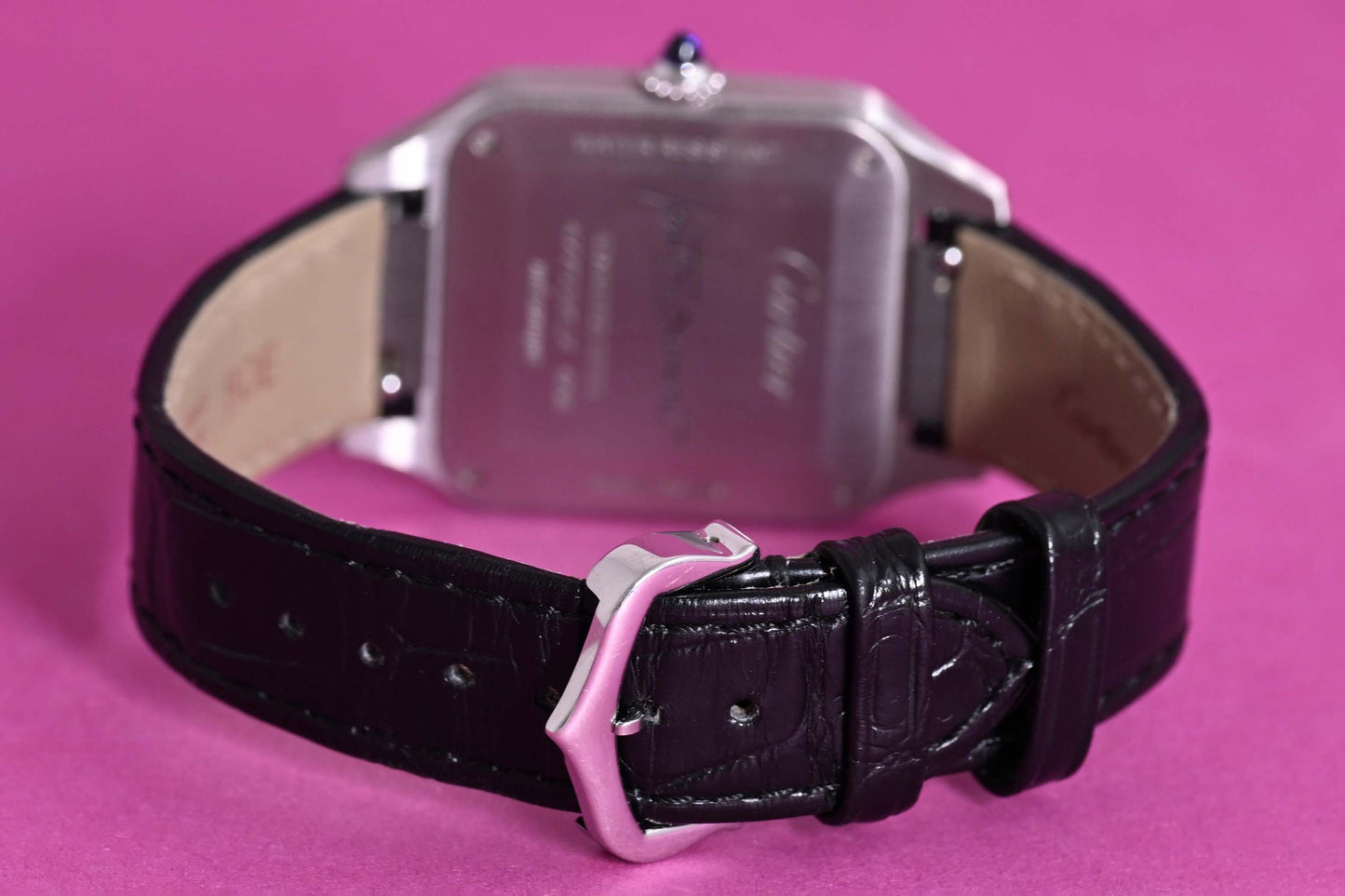 Cartier Santos Dumont - Black Lacquered - Full Set